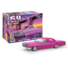 Stavebnice modelu auta Revell 14557 '64 Chevy Impala SS Lowrider v mertku 1:25, 154dln roven dovednost 4