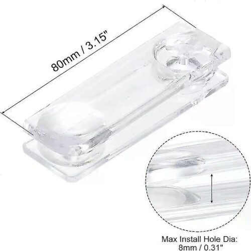 8pcs Blinds Accessories Cord Weight for Vertical Blind Roller Blinds Window Shutter Clear Plastic Safety 1