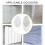 8Pieces Roller Blind Cord Handle Tension Device for Window Shade Roller and Blinds Pull Cord Weight 2