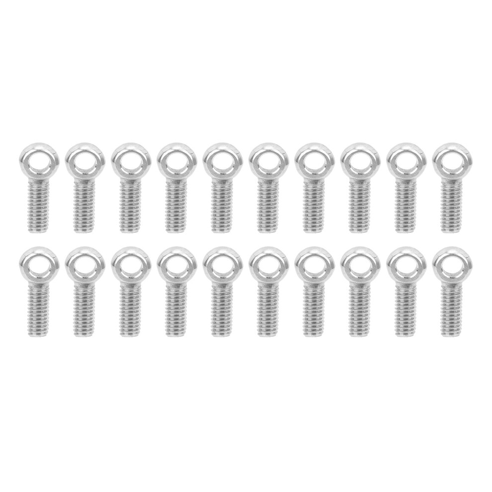 Lifting Eye Bolts 20Pcs M6 304 Stainless Steel Heavy Duty Shoulder Bolts For Machine Applications 6038364775498