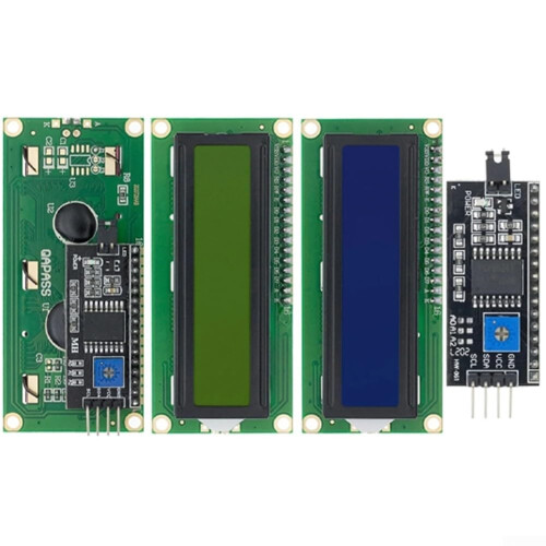 I2C LCD1602 Display Module 2 Lines x 16 Characters with Blue Yellow ...