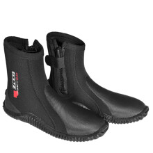 Neoprene Diving Boots 5mm XL Grey - Non-Slip Rubber Sole for Snorkeling and Water Sports Activities