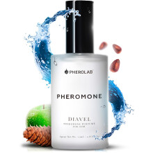 Pherolab Diavel para hombres [feromonas y oxitocina] perfume con feromona para atraer a mujeres colonia colonia 1oz.