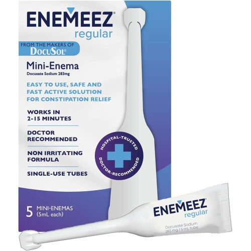 Enemeez Docusat-Natrium-Mini-Einlauf, ml, klar, 0,84 fl oz 2
