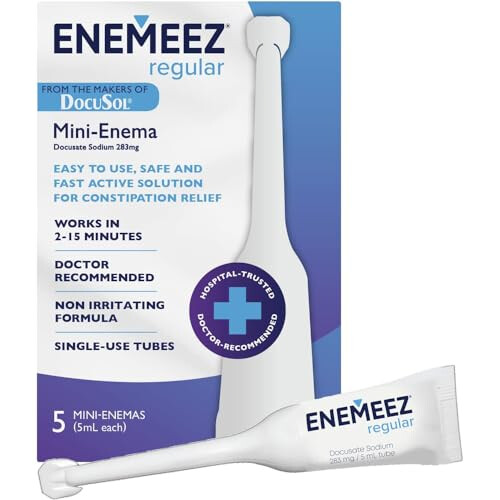 Enemeez Docusat-Natrium-Mini-Einlauf, ml, klar, 0,84 fl oz 1