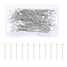 White Colorful Quilting Needle, Straight Quilting Positioning Needle for Sewing Fabric and Clothing, Ideal for Tailors