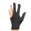 Elastische 3-Finger-Billardhandschuhe, Schwarz, Einheitsgröße, 10g 2