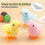 5Pcs Easter Wind Up Chick Girls 4