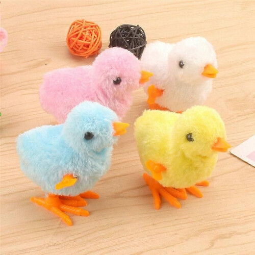 5Pcs Easter Wind Up Chick Girls 2