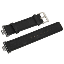 Lederarmband passend für HUAWEI Watch FIT Ersatzarmband Schwarz