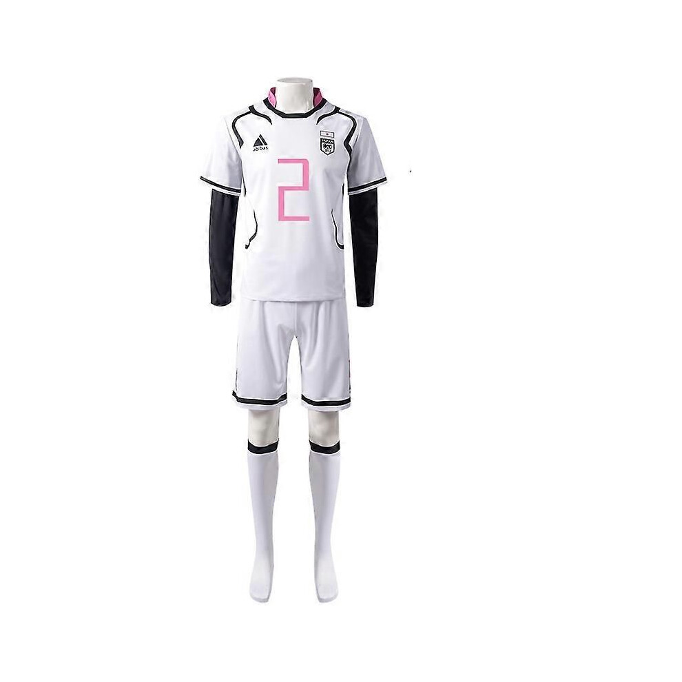 (XXL-Set 2)Blue Lock Shidou Ryusei Cosplay Costume Oliver Aiku Cosplay Wig Tops Shorts Set Sportswear