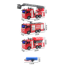 Kids Wireless RC Fire Truck mit LED-Leuchten – Konstruktionsfahrzeug Spielzeug Perfektes Geschenk