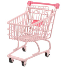 Decoration Home Kids Metal Shopping Cart Super Market Store Toy Metal Shopping Cart Kids Kids Grocery