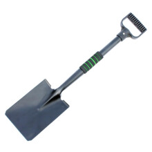 Snow Shovel 68cm with Square Head and Foam Grip, Ideal for Cars and Outdoor Camping, Durable and Lightweight Design