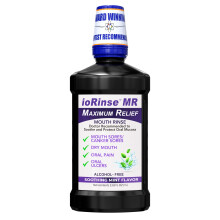 ioRinse MR: Enjuague Bucal Recomendado por Dentistas y Oncólogos. Máximo Alivio de Mucositis Oral y Llagas