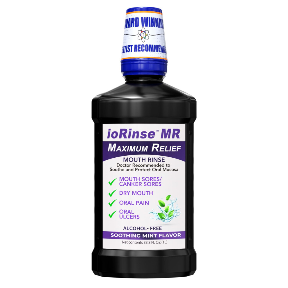 Iotech International Iorinse Mr: The Most Dentist & Oncologist-Recommended Oral Ulcer Rinse Of Its Kind. Maximum Relief Of Oral Mucositis, Mouth Sores, Dry Mouth, Canker S