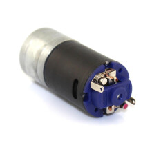 25 370 Gear Electronic Starter Motor DC 6V-12V 980RPM 25mm Full Metal Gearbox High Torque for DIY Caterpillar Car Tank Model