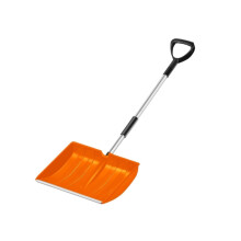 Schneeschieber Abnehmbar 122cm Rood - Schneeschaufel Für Einfahrten, Treppen Und Effektives Schneeräumen