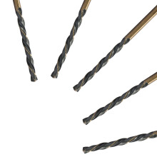 HSS Twist Drill Bit 8.5mm Gold Cobalt Titanium High Speed Steel for Cast Iron, Stainless Steel, Wood, Plastic