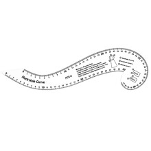 French Curved Ruler Templates for Dressmakers, Clear Acrylic Tailor Ruler for Sewing Patterns and Quilting Projects