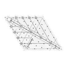 Quilt Templates Ruler 60 Degree Sewing Tool Large Quilting Ruler for Craft Lovers Sewing Accessories