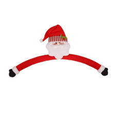 (Red) 2025 Christmas Tree Decoration Hugging Tree Topper Plush Santa Claus Snowman