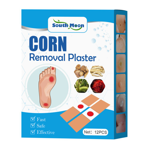 12Pcs Corn Removal Plasters Natural Active Ingredients Square Shape 2