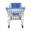 Carrello espositivo in ferro robusto blu per mini supermercato 3