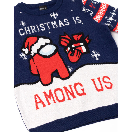 (9-10 Years) Among Us Jumper (Boys Blue) 2