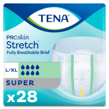 Tena Stretch Super Briefs INCONTINENZA Assorbenza pesante usa e getta Large/XL 28 Conteggio 28 Pacchetti 28 Totale