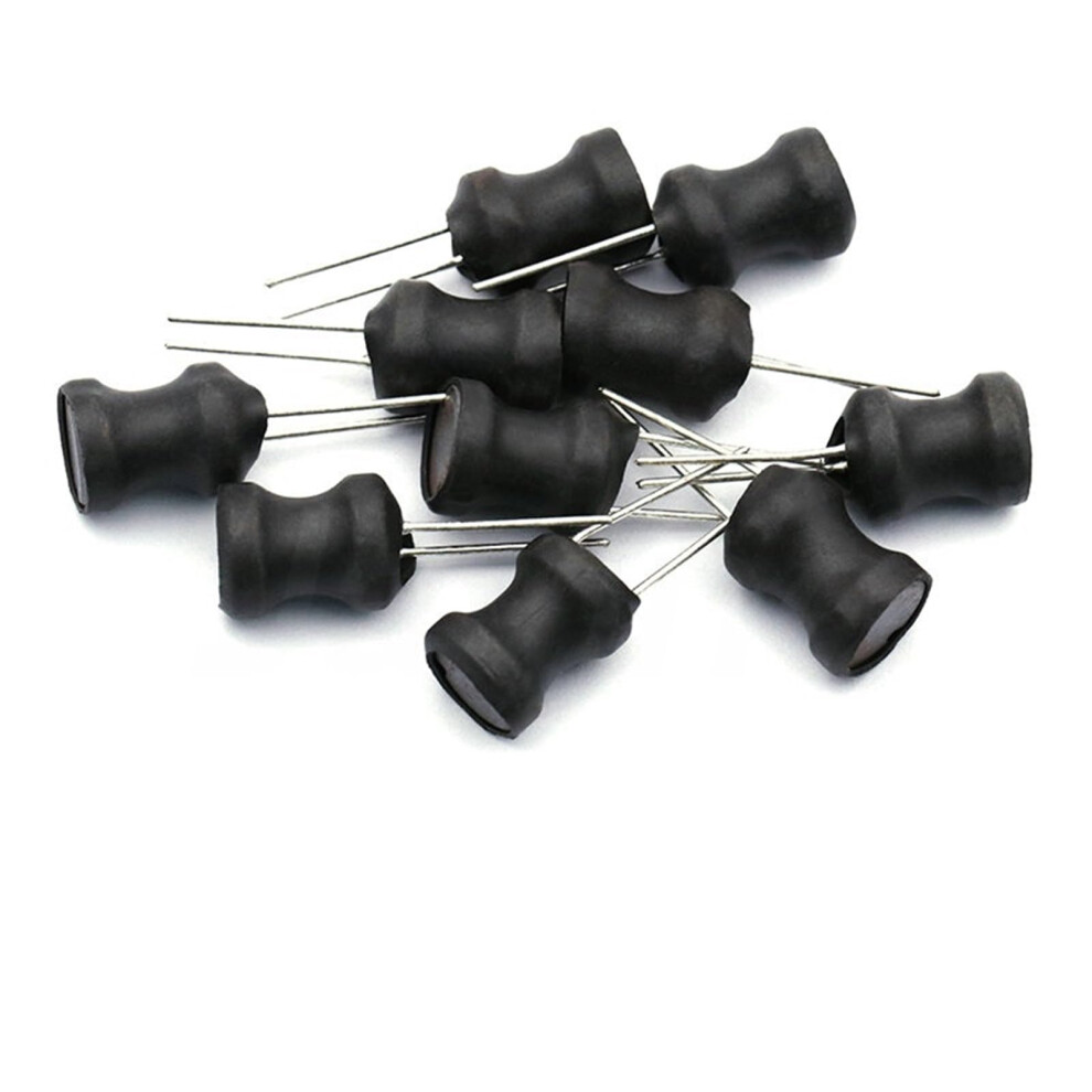 10Pcs Dip Power Inductor 6X8mm 2.2Uh 4.7Uh 10Uh 22Uh 100Uh 150Uh 220Uh 330Uh 470Uh 1Mh 2.2Mh 4.7Mh 10Mh Inductance 2 Pins 6947110643137