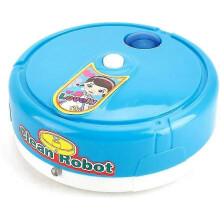 Robot aspirapolvere giocattolo con luci e suoni, regalo per le pulizie domestiche per bambini