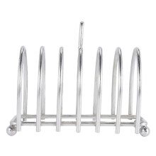 For Toast Bread Rack Holder 6 Stainless Steel Toast Rack With Ball Feet And Loop Carry Handle