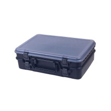 Large Capacity Fishing Bait Storage Box 39 x 27 x 12 cm Double Layer Portable Organizer for Multiple Fishing Gear