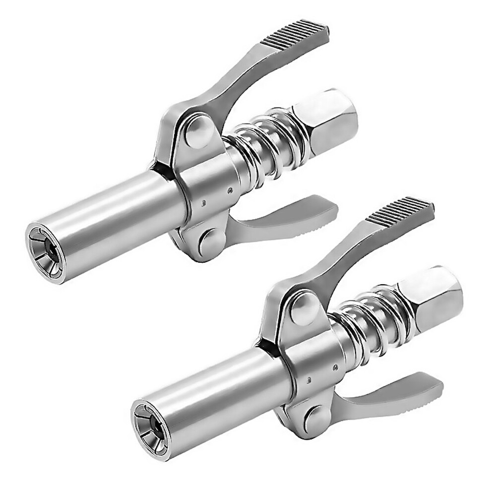 For 2pcs Double Handle Grease Nipple Coupler Double Handle Quick Lock Release Grease Ends Couplers C-image-OPC-PK5JFCD-NEW