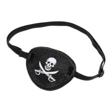 Winomo Pirate Skull Kinderooglapje Oogmasker voor Luie Ogen (zwart)