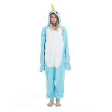 (L) Winter Cartoon Kigurumi Dieren Volwassenen Onesies Dames Pyjama Pyjama Kostuums Jumpsuit Cosplay
