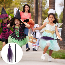 Heksenbezem Cosplay Feestbezem Halloween Feestrekwisiet Decoratieve Heksenbezem 90.00X14.00X3.00CM