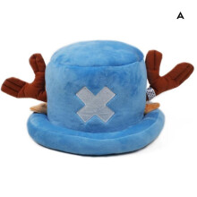 (A) Winter pluche warme muts schattige cartoon Tony Tony Chopper vorm vakantiecadeaus voor vrouwen meisjes