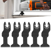 5 Stück Oszillierende Multitool-Sägeblätter, 44 mm Hochkohlenstoffstahl, universell, schnellverschluss