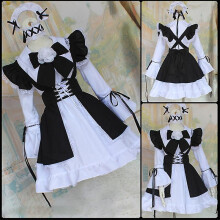 (Man XL) Vrouwen Meidenoutfit Anime Jurk Schortjurk Lolita Jurk Mannen Café Kostuum Cosplay