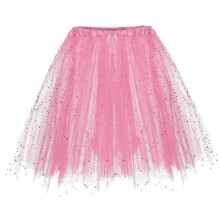(Roze) Dames Tutu Rok 1950s Vintage Ballet Bubble Dance Rokken voor Cosplay Party Gelaagde Elastische