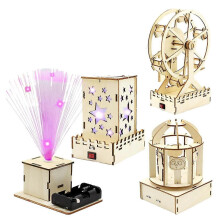 Houten bouwspeelgoed, activiteitenprojecten, 3D-puzzels, muziekdoos, kerst- en verjaardagsknutsels,