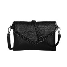 (Kleine maat) Effen handtas voor dames met ritssluiting, PU-crossbodytas, all-match kleine satcheltas