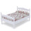 (Wit bed) Houten poppenhuismeubels speelgoed 1