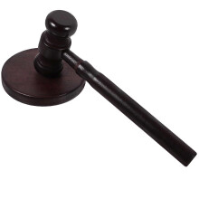 Houten rechterhamer voor kinderen, 4 sets, donkerbruin houtmateriaal
