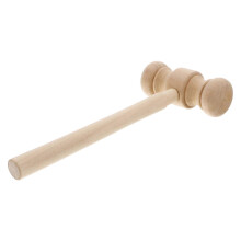 Houten hamer, speelgoed, rechterhamer voor spelende kinderen, rollenspelgereedschap