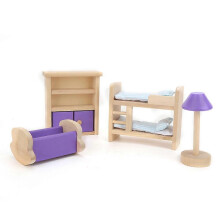 Houten simulatie miniatuur meubels poppenhuis decoratie accessoires voor kinderen fantasiespel speelgoed