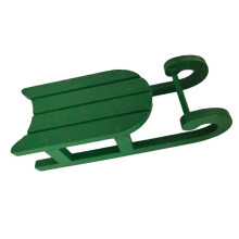 (Groen) Houten Slee Poppenhuis Decoratie Meubels Decoratie Accessoires Pretend Play
