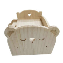 Houten speelbed voor poppen Universeel houten bed Houten poppen DIY Mini speelbed voor poppen Kinderdag